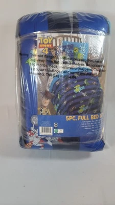 Juego de edredón reversible Toy Story Woody and Buzz tamaño completo 5 piezas Jay Franco Foto 1 de 4