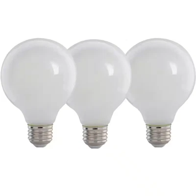 40-Watt Equivalent G25 Globe Dimmable Filament White CEC Title 20 E26 LED Vintag - Image 1 of 4