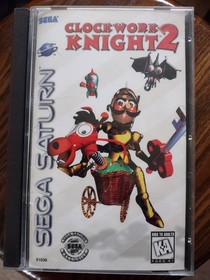 Clockwork Knight 2 (Sega Saturn, 1995), case+manual+disc, tested working
