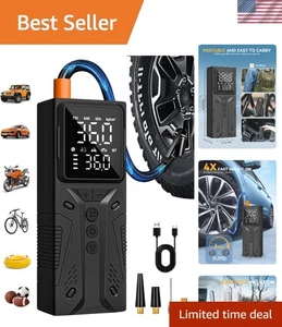 Inflador de neumáticos inalámbrico AIRSURE 150PSI compresor de aire portátil bomba de neumáticos de aire para automóvil - Imagen 1 de 9