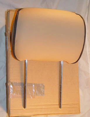 Land Rover Range Rover 2003-2006 OEM cuero reposacabezas azul marino pergamino marfil negro Foto 1 de 3