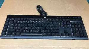 Corsair K55 RGB PRO Gaming USB Keyboard RGP0118 with 6 Programmable Macro Keys - Picture 1 of 9