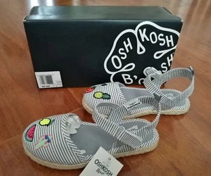 Sandalia de verano Oshkosh Bosh para niñas talla 12 azul a rayas MSPR 34,99 - Imagen 1 de 2