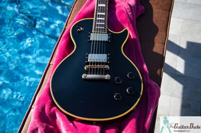 2005 Epiphone by Gibson Les Paul Custom Elitist w Open Book HS - Made in Japan! - Image 1 of 4