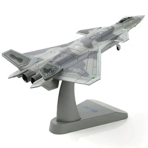 1/72 J20 Dragon Stealth Fighter Jet (Fire Fang) Model Military Aircraft Diecast - Picture 1 of 6