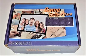 USB 3.0 Game Capture Card 4K 1080P 60 FPS Video Capture - Picture 1 of 3