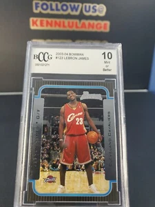 2003-04 Bowman - Rookies #123 LeBron James (RC) - Picture 1 of 3