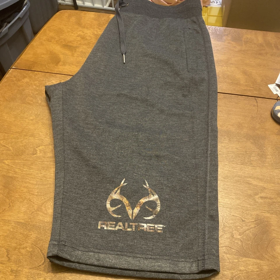 Pantalones Cortos Realtree Para Hombres XL Gris Polar Sudaderas Informales Aire Libre Atletismo Foto 1 de 1