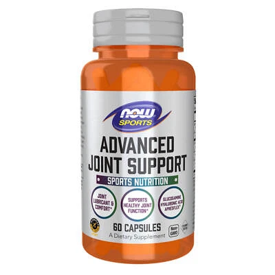 Now Foods Advanced Joint Support - 60 капсул, глюкозамин, гиалуроновая кислота - Изображение 1 из 4