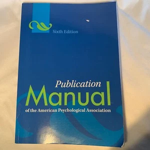 Publication Manual of the American Psychological Association 6th Edition - 2010 - Imagen 1 de 11