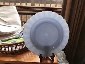 Vintage 3 Pyrex Canada Delphite Blue Pie Crust 9" Plates Nice! - Picture 1 of 4