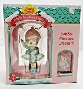 Precious Moments Holiday Ornament 1996 niño en tren envío gratuito - Imagen 1 de 6