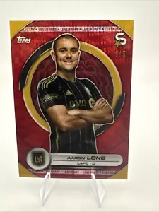 2024 Topps Superstars MLS Aaron Long Legendary 1/5 LAFC Los Angeles FC #151 rare - Picture 1 of 6