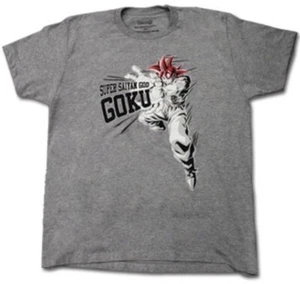 NEW Official GE Dragon Ball Z Shirt Dbz Saiyan God Goku Men T-Shirt Size Small - Picture 1 of 2