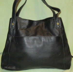 American Leather Co schwarz weiches Leder 2 Riemen Schulter/Hobo Tasche wirklich schön neu mit Etikett - Bild 1 von 11