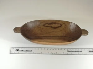 Beautifully Hand Carved Oval Bowl, Medium Size, Olive Wood From Kenya - Picture 1 of 12
