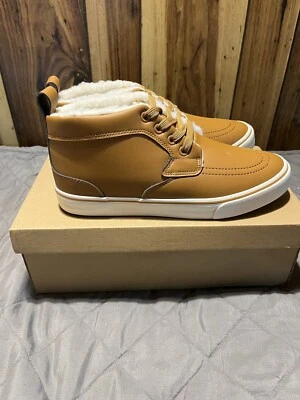 Casual High Top Men’s Shoes Yellow Mustard Size 7 - Image 1 of 4