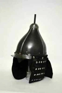 Medieval Steel Korean Mongol Helmet Museum Etched Mongolian For gift item - Picture 1 of 5