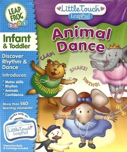 Little Touch LeapPad Frog Animal Dance Infant Toddler Interactive Book Game - Picture 1 of 4