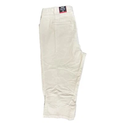 Pantalones chinos Avenue Capri Khakis para mujer talla 16 beige tostado pantalones elásticos Foto 1 de 4