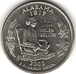 2003 D ALABAMA state Washington Quarter in UNCIRCULATED condition stk W63 - Picture 1 of 4