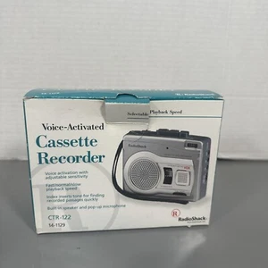 Radio Shack Vintage Voice Activated Cassette Recorder CTR-122 ~ Brand New in Box - Picture 1 of 3
