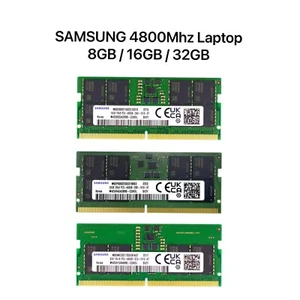 New Samsung 8GB 16GB 32GB DDR5 4800Mhz PC5-38400 Sodimm Notebook Memory Ram Lot - Picture 1 of 7