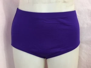 Body Wrappers Cheer Athletic Briefs, Purple, Adult Size Small S - Picture 1 of 2