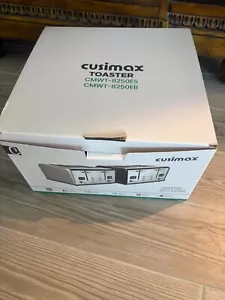 Cusimax 4 Slices 4-Slot Toaster Classic Stainless Steel-MODEL CMWT8250-EB - Picture 1 of 9