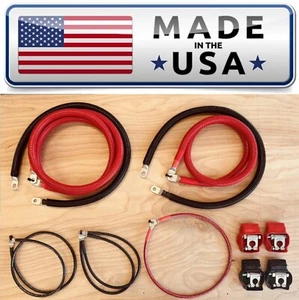 2003-2007 Dodge RAM Truck 3rd Gen 5.9L Cummins Diesel Engine Battery Cable Kit - Picture 1 of 5
