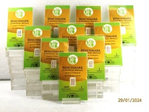 SILBERBARREN.999 FEIN REIN SILBERBARREN 10ER PACK REINES 1/15 GRAMM SILBER 30a - Bild 1 von 5