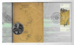 Australia 1998 Bass & Flinders Bicentenary 50c Fifty Cent Coin Cover PNC - Picture 1 of 1
