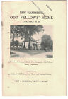 New Hampshire Odd Fellow's Home, Concord Brochure circa 1915