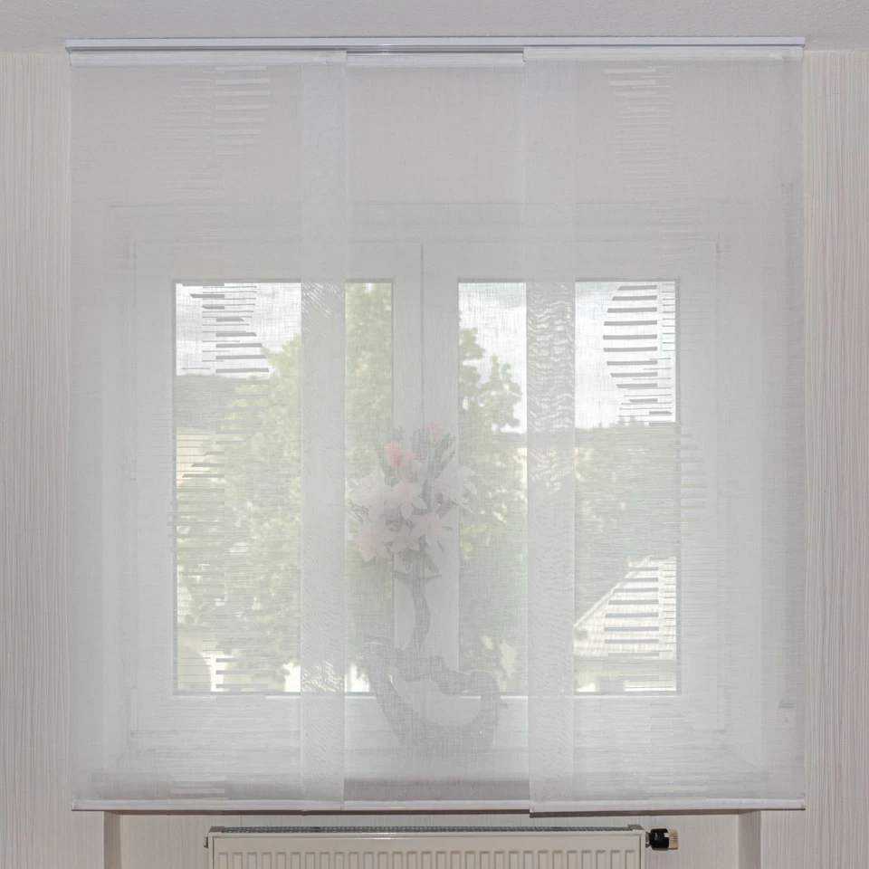 3er Set Schiebegardine Flächenvorhang inklusive Zubehör Amanda-Isabelle II - Bild 1 von 1