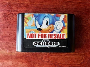 Sonic the Hedgehog (Sega Genesis, 1991) Not For Resale, Cartridge Only - Picture 1 of 4
