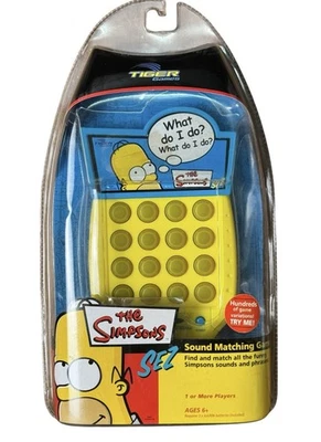 Los Simpson Sez Juego Electrónico Portátil Homer Simpson Tiger 2003 De Colección Funciona Foto 1 de 4