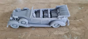 Mercedes 770 Cabriolet, 1:56, Tabletop 28 mm, WW2, Wehrmacht, Militär, unbemalt. - Bild 1 von 3