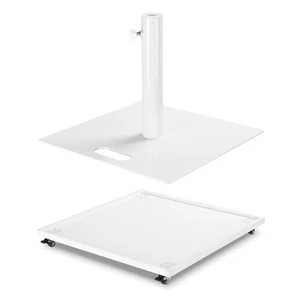 LAGarden Terrassenschirmfuß mit Rollen quadratisch Marktständer 220Lb Outdoor Terrasse - Bild 1 von 10