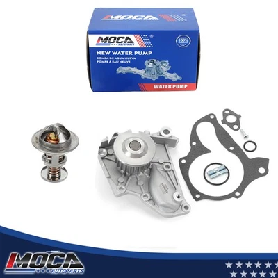 Water Pump & Thermostat for 1987-2001 Toyota Camry Celica RAV4 Solara 2.0L 2.2L - Image 1 of 4