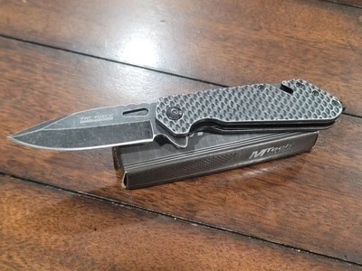 CUCHILLO ASISTIDO POR RESORTE TAC-FORCE 440 acero inoxidable 8,25" - ¡todo acero! Foto 1 de 3