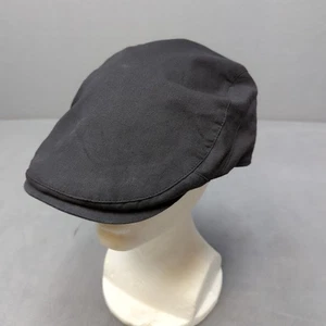 Gorra plana Goorin Bros. Newsboy talla extra grande XL algodón negro - Imagen 1 de 9