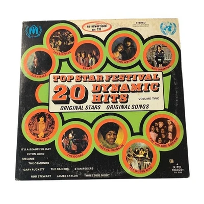 Top Star Festival 20 Dynamic Hits Vol. 2 LP Elton John Rod Stewart 1972 - Image 1 of 2