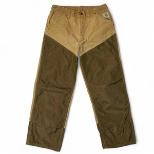 Pantalones Vintage Carhartt WU256 Doble Rodilla 30x28 Hechos en EE. UU. Unión Ropa de Trabajo Años 90 - Imagen 1 de 20
