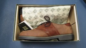 Scarpe NOS Nunn Bush marrone sella marrone Buck taglia 11 con scatola e documenti - Foto 1 di 13
