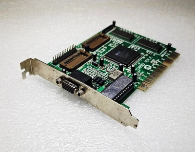 Very Rare Demiurge Aristo Turbo2 Macronix MX86200AFC  1 MB VGA Card - PCI Slot - Image 1 of 4