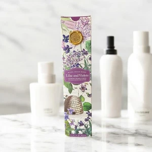 Michel Design Works Lilac & Violets Foaming Bubble Bath 12.7 oz • New in Box - Picture 1 of 2