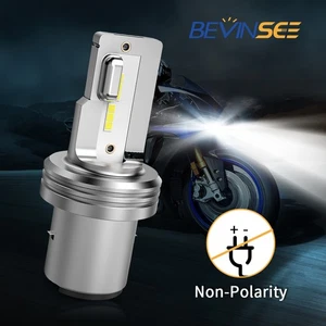 BA20D S2 LED Headlight Bulb 18W White 6000K Hi/Lo Beam For Piaggio Fly 50 2T 4T - Picture 1 of 9