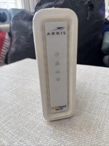 ARRIS Surfboard SB6190 - 32x8 DOCSIS 3.0 Cable Modem -White, for Casual & Gaming - Picture 1 of 3