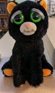 Feisty Pets William Mark Gato Negro Katy Telaraña Peluche Actitud Animal de Peluche - Imagen 1 de 4