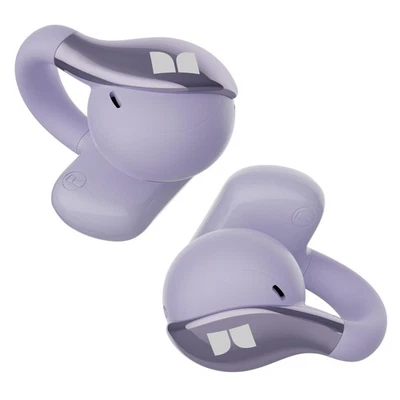 Monster AC225 Bluetooth Earbuds Wireless Headphones Stereo Waterproof Purple - Image 1 of 4